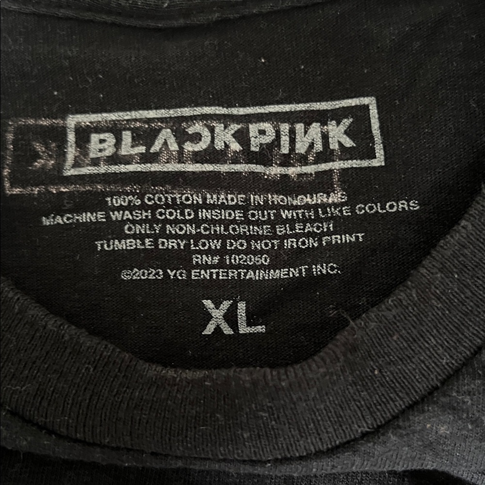 Blackpink 2023 World Tour Graphic T Shirt Black Pink XL - Picture 4 of 5